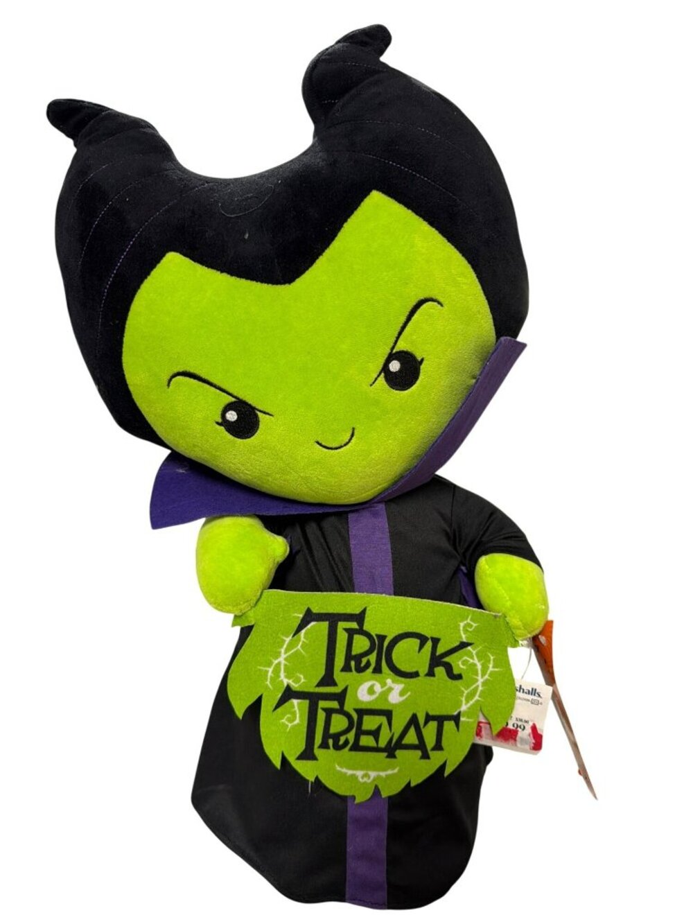 Disney Maleficent Halloween Greeter Plush 23" Trick Or Treat Decor